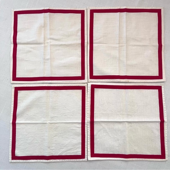 Vintage 1950’s Poppy Table Cloth and Napkins - Picture 7 of 14